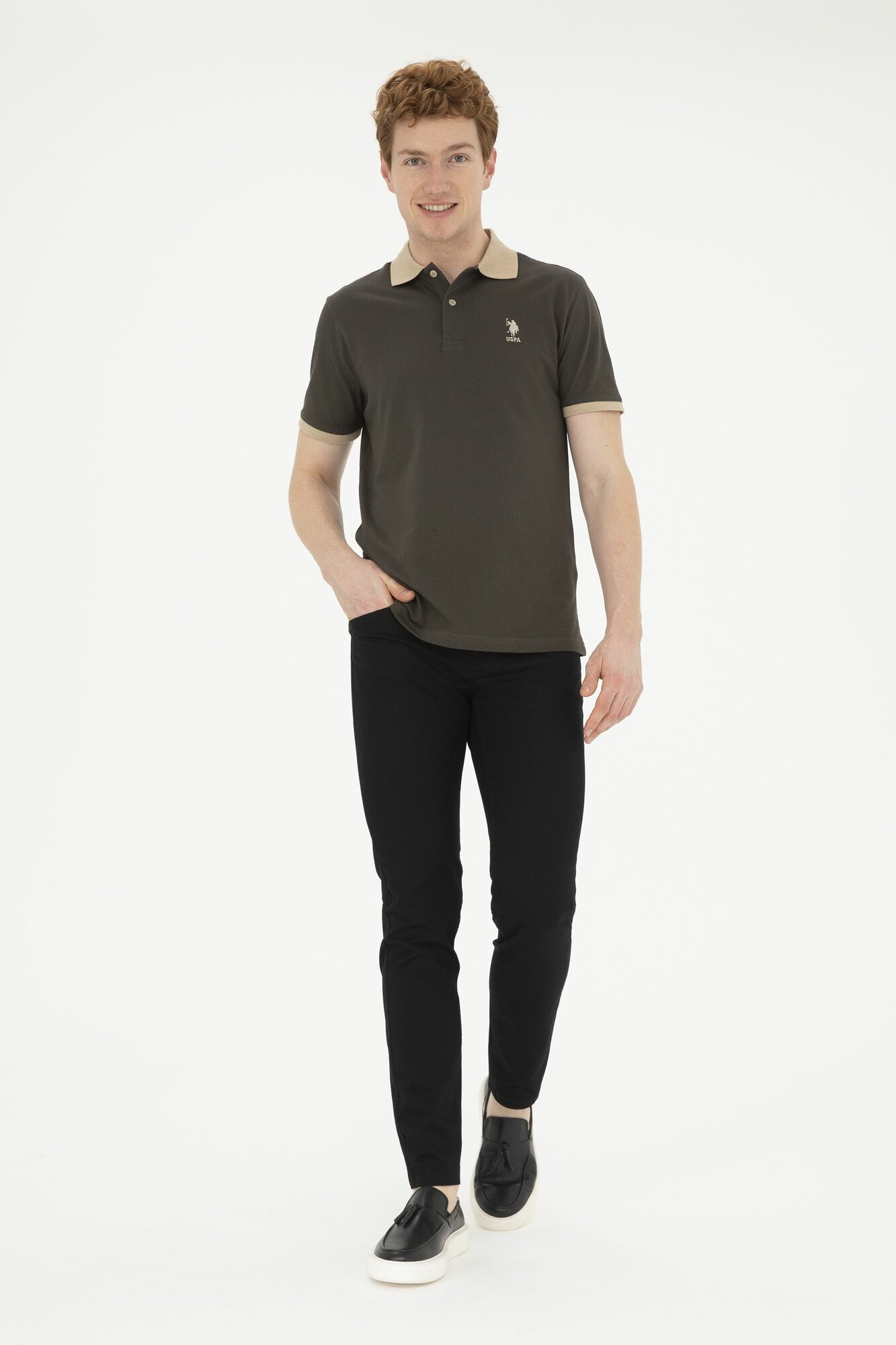 Брюки U.S. POLO ASSN., размер 36, черный