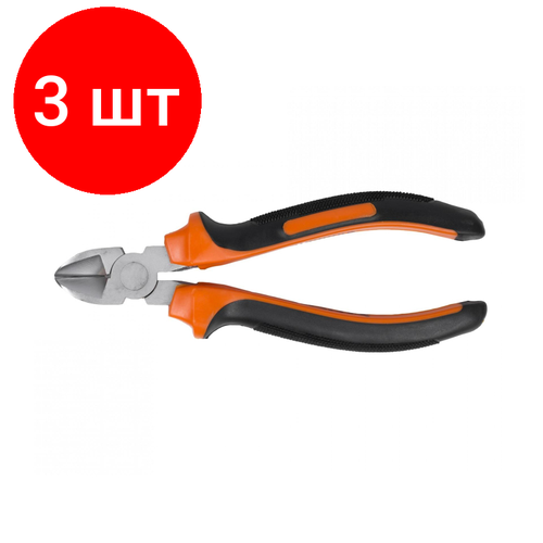 Комплект 3 штук Кусачки боковые 200 хром HORTZ 104332 1707₽