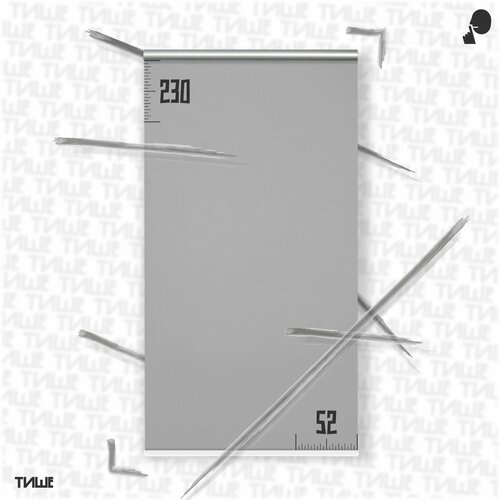 Рулонная шторажалюзи Блэкаут Серый 52x230 2762₽