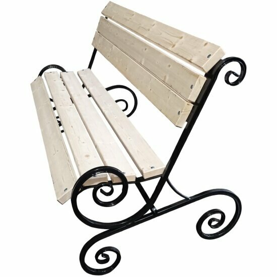 фото Лавочка садовая Garden Story Завиток арт. НПА3262 1,5м 1уп(доски + стойки)