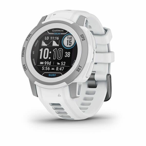 Часы Garmin INSTINCT 2S Solar Surf белый с серебристым безелем (010-02564-03)