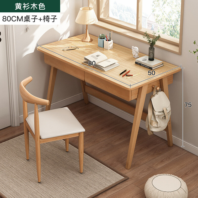 фото Письменный стол, цельное дерево, на ножке