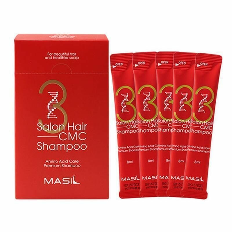 MASIL Набор шампуней для волос с аминокислотами MASIL 3SALON HAIR CMC SHAMPOO stick pouch, 8 мл, 20 шт, 2 уп — фото 1