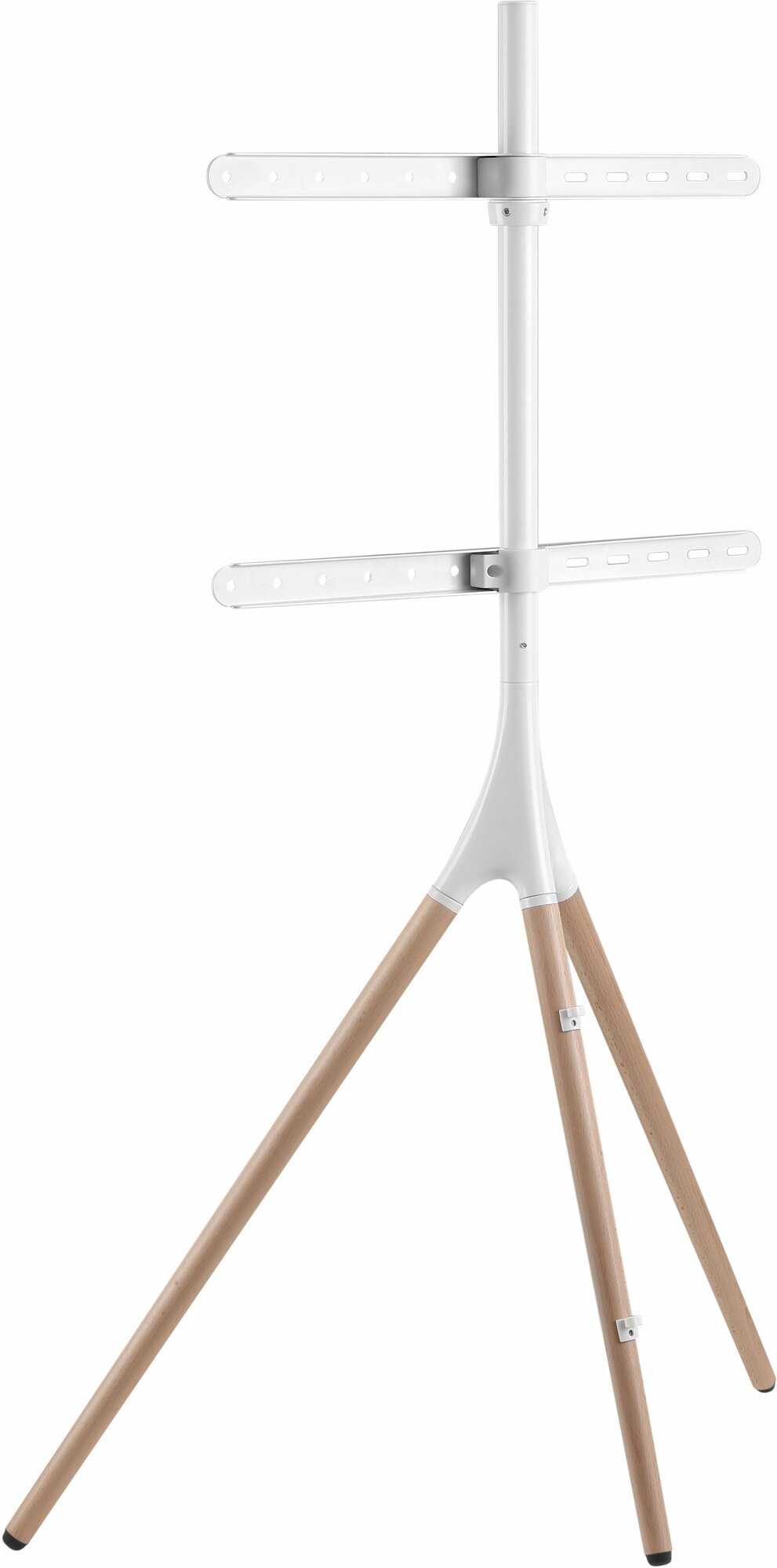 Подставка для телевизора Cactus CS-ST1246WTBCH белый/береза 45"-65" макс.32кг напольный — фото 1