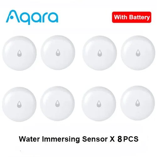 Датчик протечки воды Aqara Zigbee, 8pcs water sensor, Китай