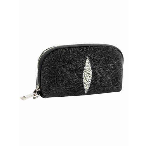 Кошелек Sefaro, фактура зернистая, черный глянцевый