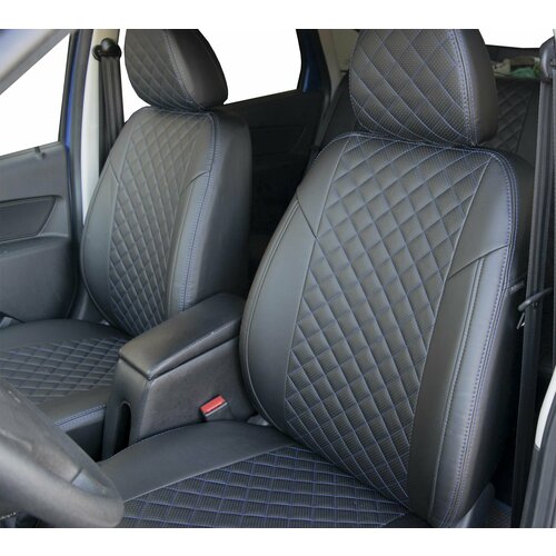 Чехлы для LADA Granta Гранта ФЛ Kalina Cross Datsun on-Do Mi-Do задняя спинка - раздельная 4060 С 2012 года по нынешнее время 15000₽