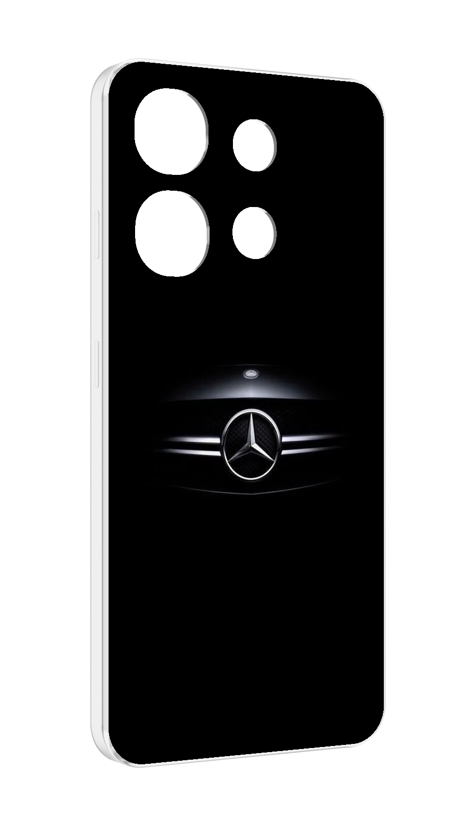 Чехол MyPads mercedes-мерседес-1 для Tecno Pop 7 Pro задняя-панель-накладка-бампер