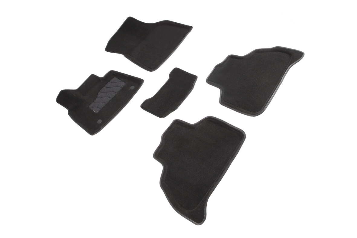 Ворсовые 3D коврики в салон Seintex для BMW X5 G-05 2018-н. в. (черные)