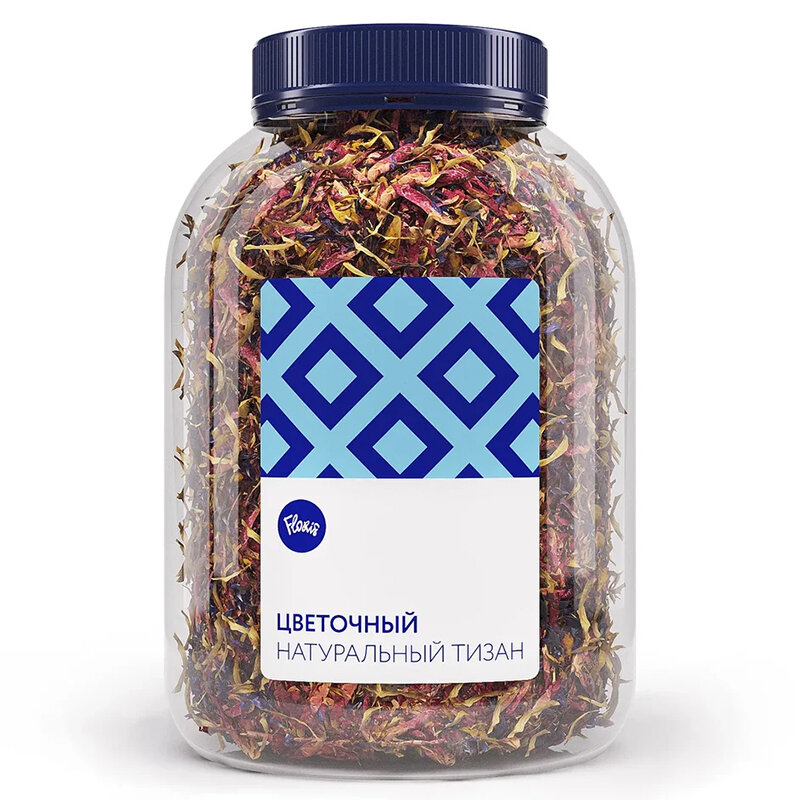 Floris Чайный напиток Цветочный в банке, 50 г