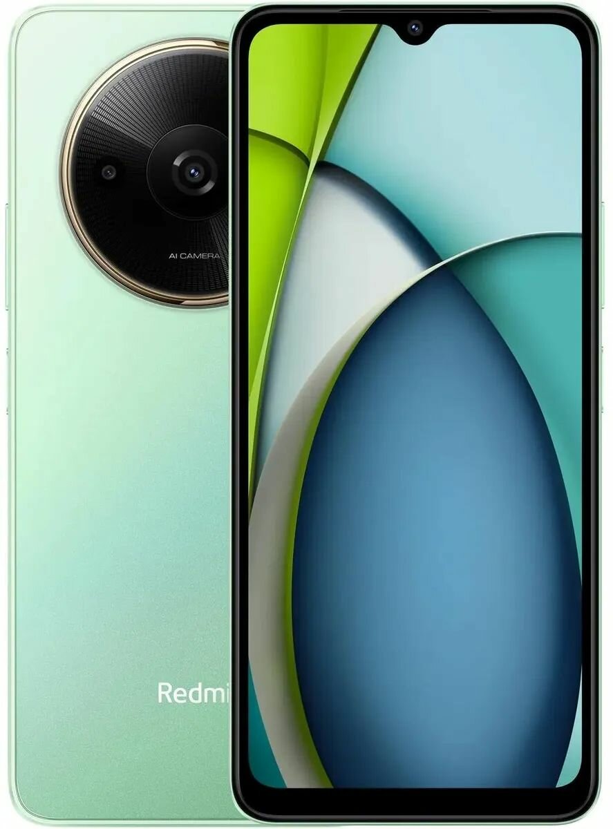 Смартфон Xiaomi Redmi A3x 3+64Gb зеленый (MZB0H3YRU)