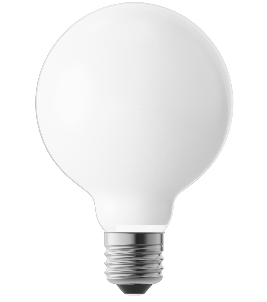 Лампа светодиодная Lexman E27 220-240 В 8.5 Вт шар большой 1055 лм теплый белый цвет света