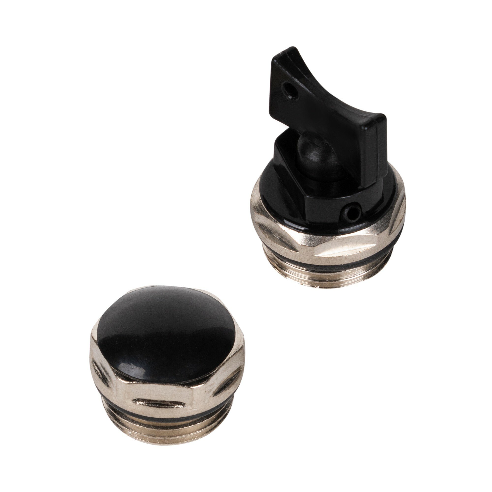Монтажный комплект для радиаторов Royal Thermo 1"x1/2" сталь черный - фото №3