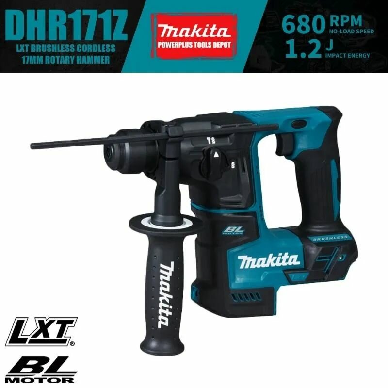Перфоратор Makita DHR171Z LXT 18V , Без ЗУ, Без АКБ