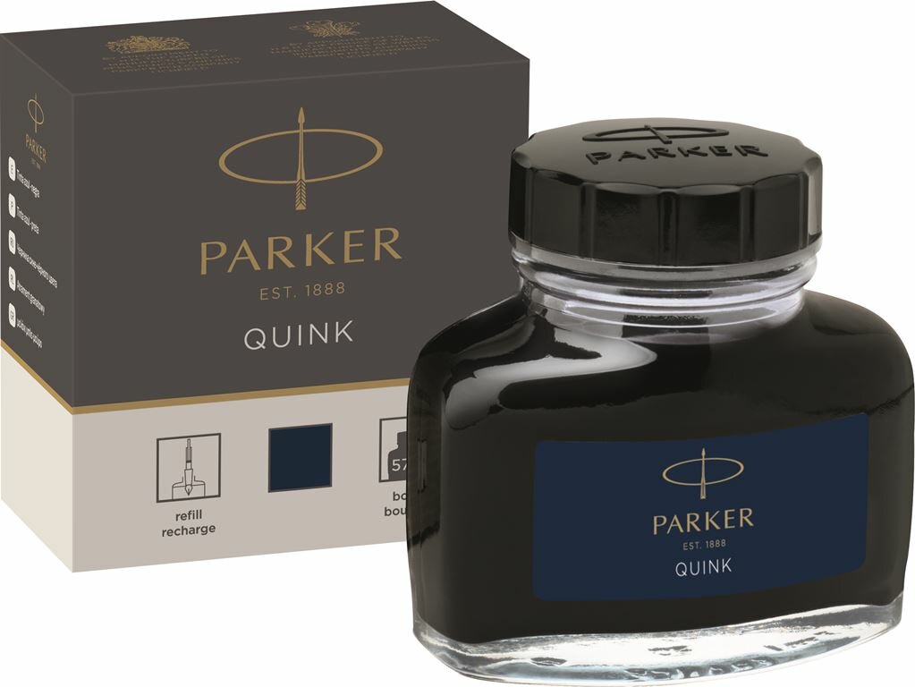Флакон с черно-синими чернилами Parker Quink Ink Z13 57мл (1950378)