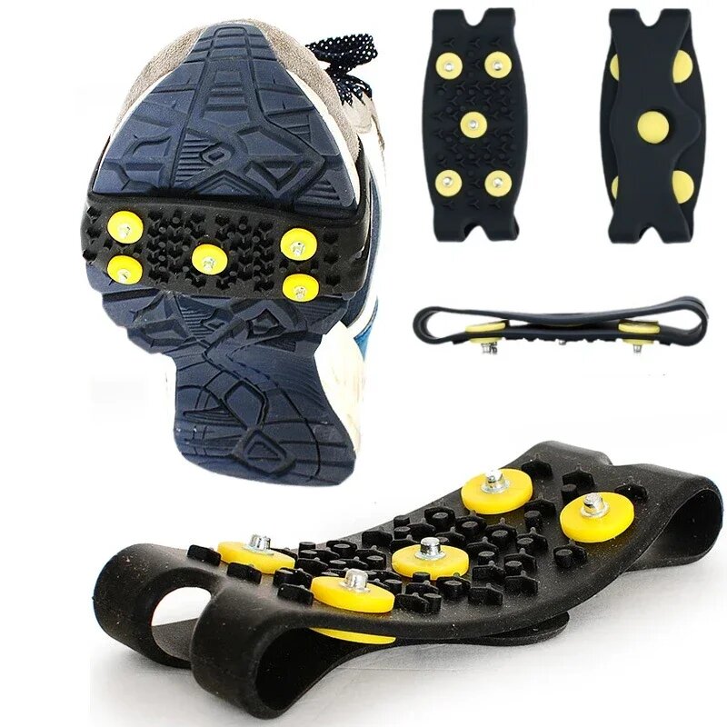 2 шт 5 шт противоскользящие шипы для скалолазания кошки бутсы спортивная обувь чехол для женщин и мужчин чехол для ботинок размер 35-46