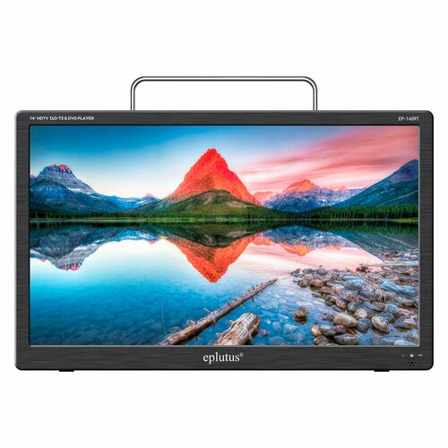 Телевизор цифровой с DVD с цифровым тюнером DVB-T2 14 Eplutus EP-1409Т 11150₽