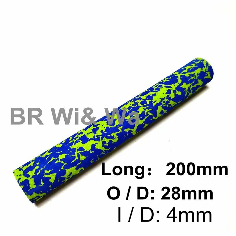 BR Wi & Wa камуфляжный материал для удилищ, 200 мм, OD 28 мм, ID 4 мм, Color 9