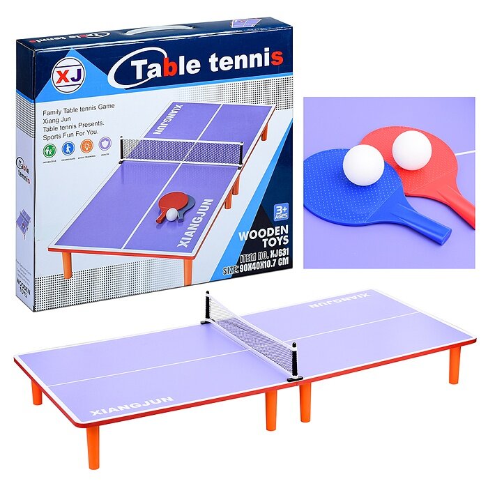Теннис настольный Oubaoloon "Улетная игра" размеры стола 90х40х11 см (XJ631)