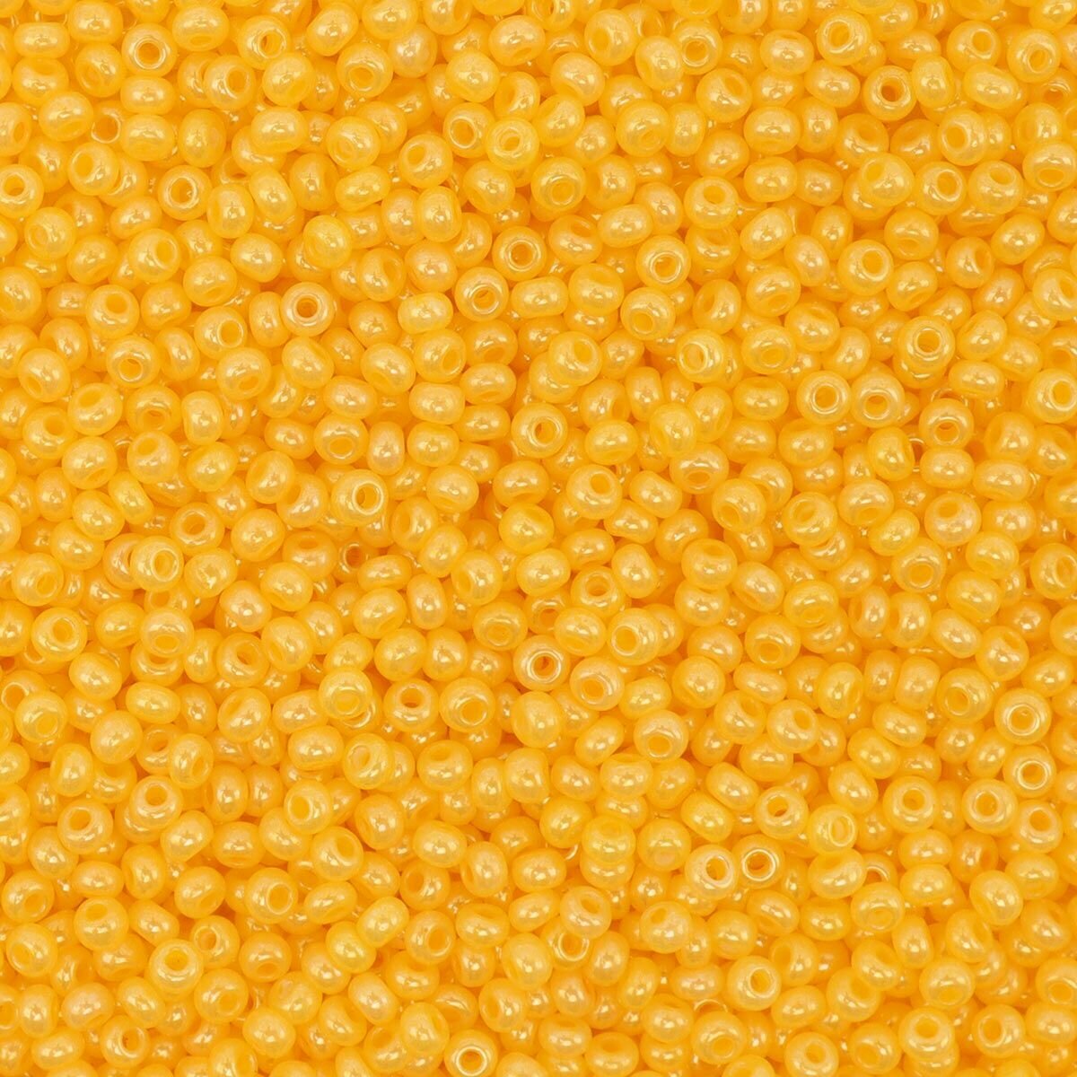 Бисер Preciosa 10/0 (2,3 мм), эффект алебастра, 20 г, цвет № 17383, 5 упак