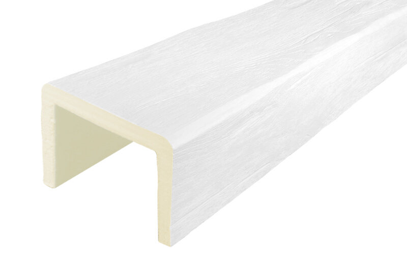 Балка из Полиуретана Уникс Модерн М12 Белый Д2000хШ120хВ60 мм Гладкая Поверхность.