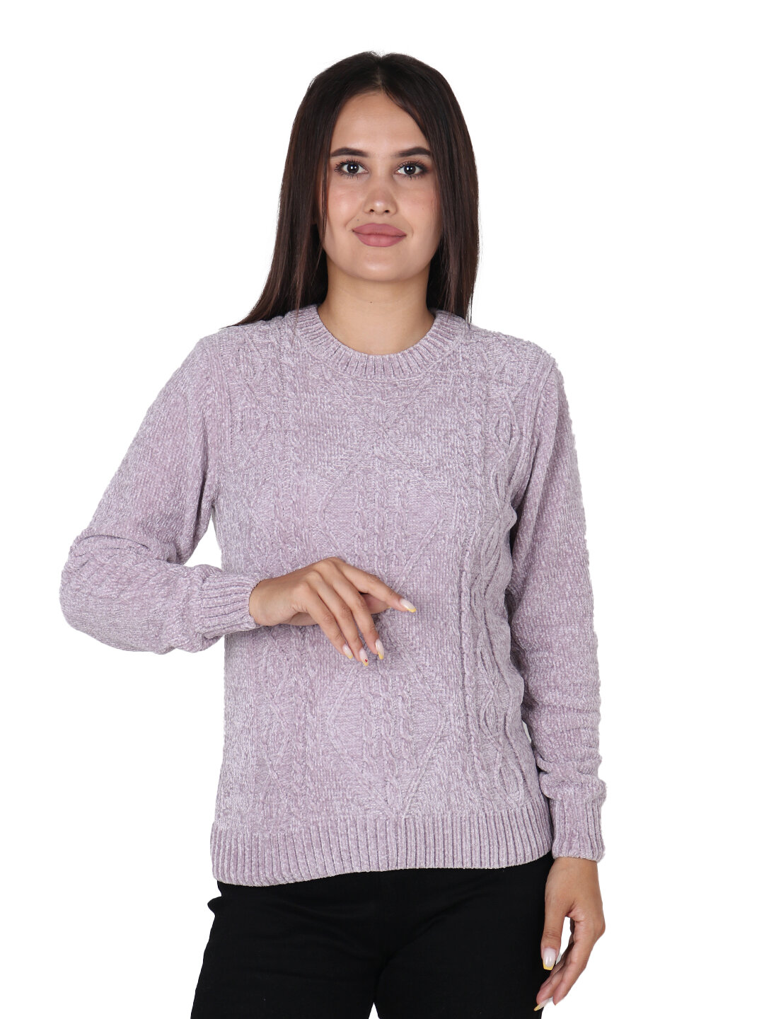 Свитер размер One Size, , лавандовый — фото 1