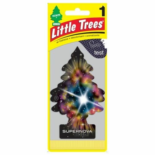 Ароматизатор подвес картон (CAR-FRESHNER) Елочка Звездопад CAR-FRESHNER U1P17303RUSS