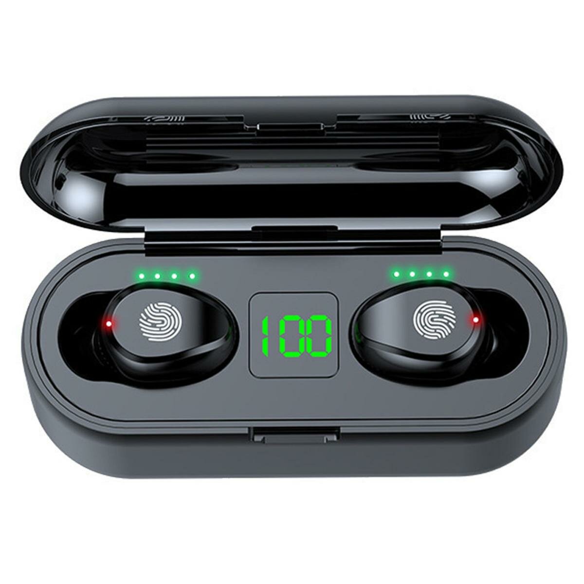TWS F9 беспроводные наушники-вкладыши спортивные наушники гарнитура с 5.1 Bluetooth телефон Xiaomi Samsung Huawei Iphone