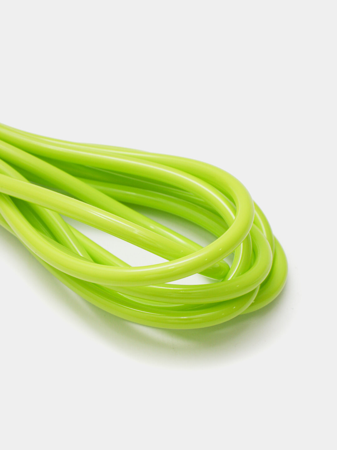 Скакалка General Fitness "Salad", салатовая, регулировка длины, шнур на подшипниках — фото 1