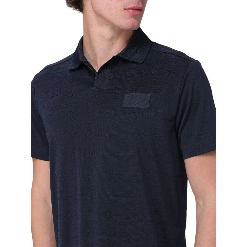 Поло EA7 EMPORIO ARMANI, размер L, синий — фото 1