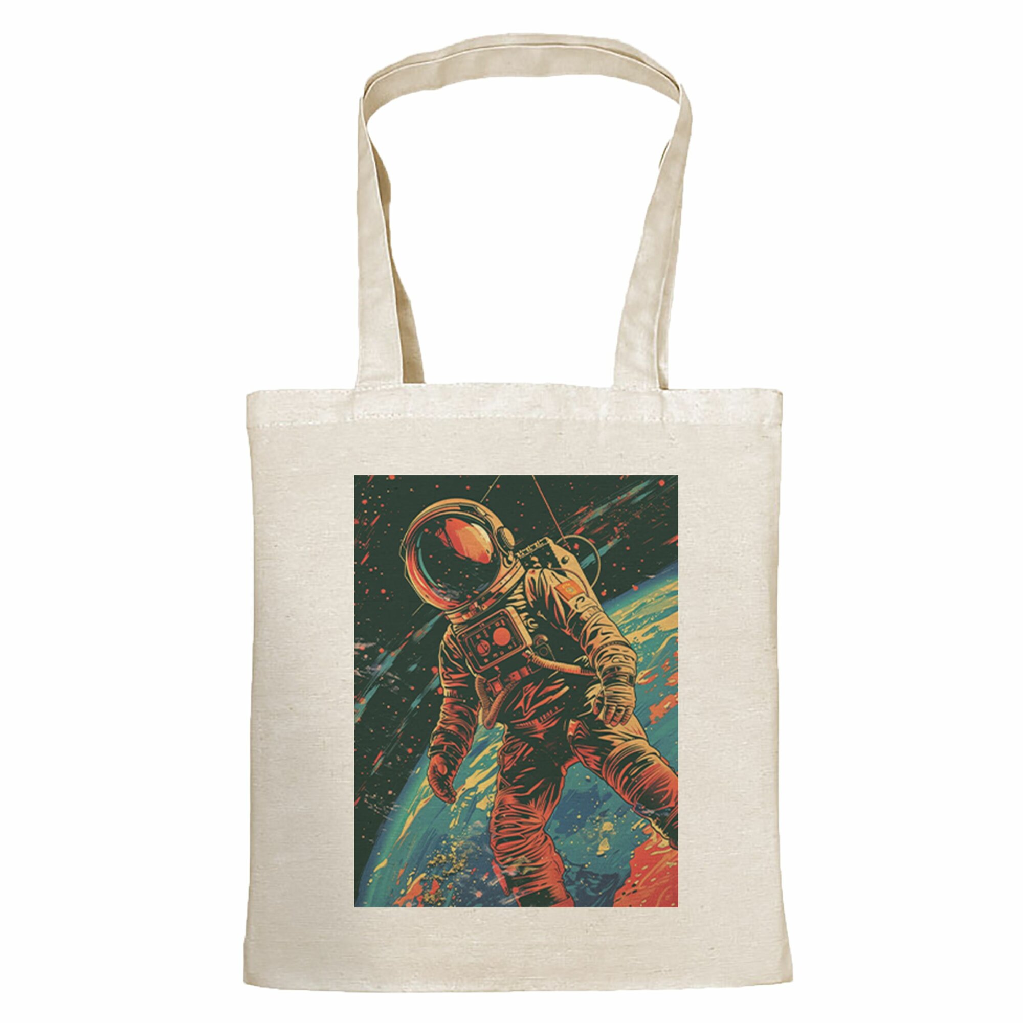 Сумка шоппер Gerasim, черный, оранжевый, синий — фото 1