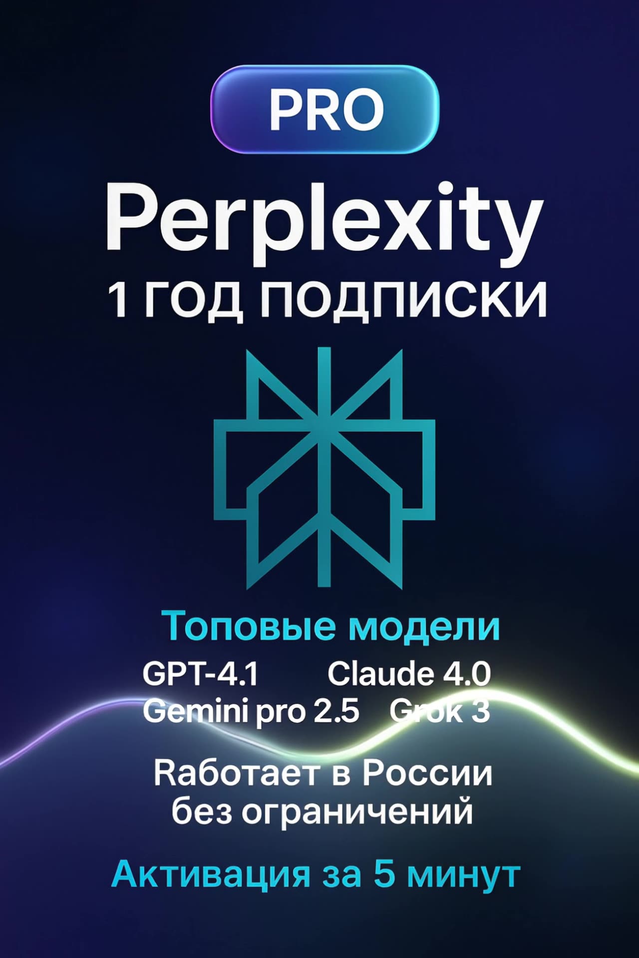 Perplexity AI подписка Pro с нейросетями Chat GPT, Claude, Gemini, nano banana, Grok | Личная на 1 ГОД (12 мес.) — фото 1