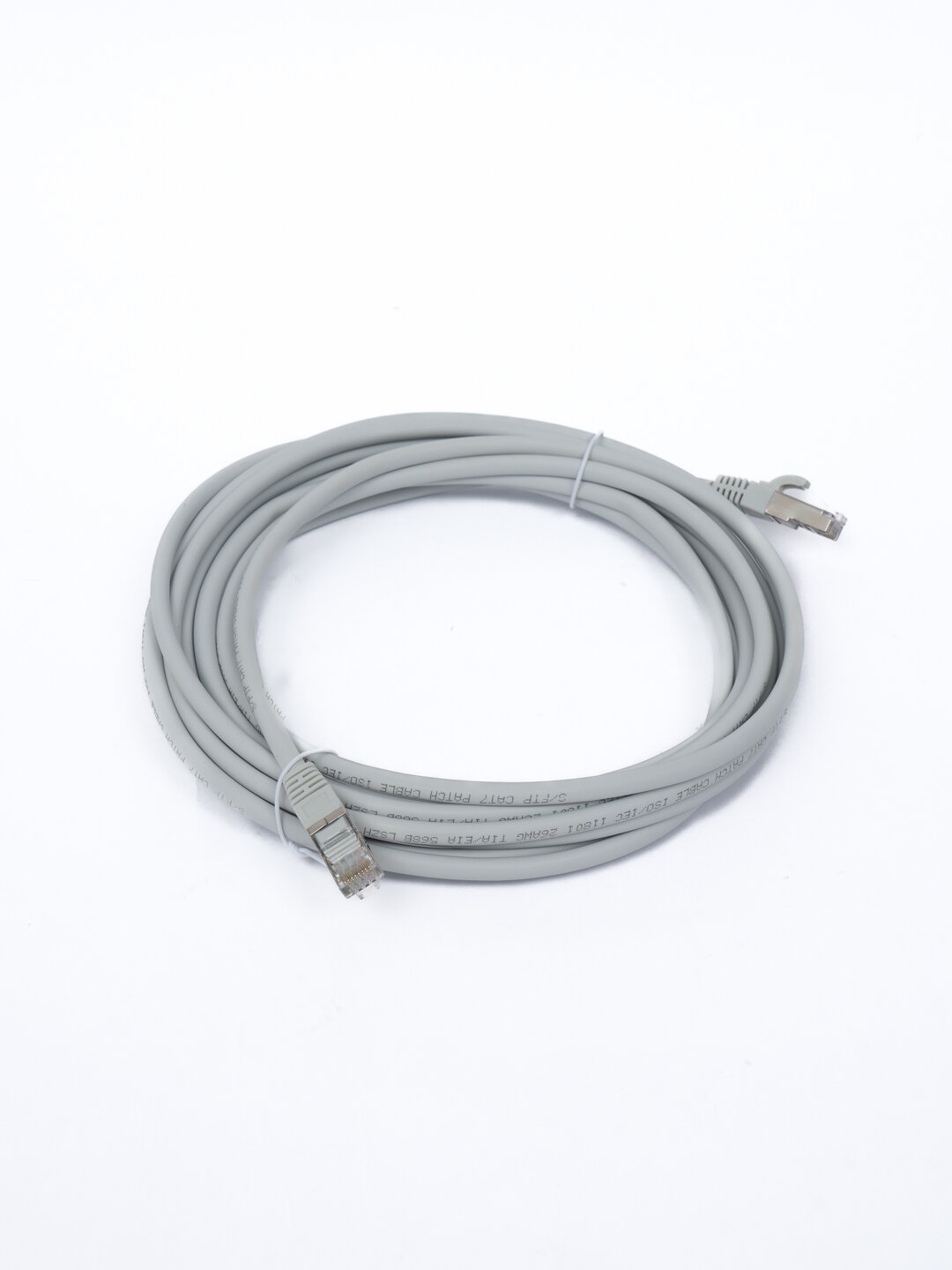 Кабель Ethernet CAT 7, белый, 10 Gigabit, до 5 м, высокая скорость, надежность — фото 1