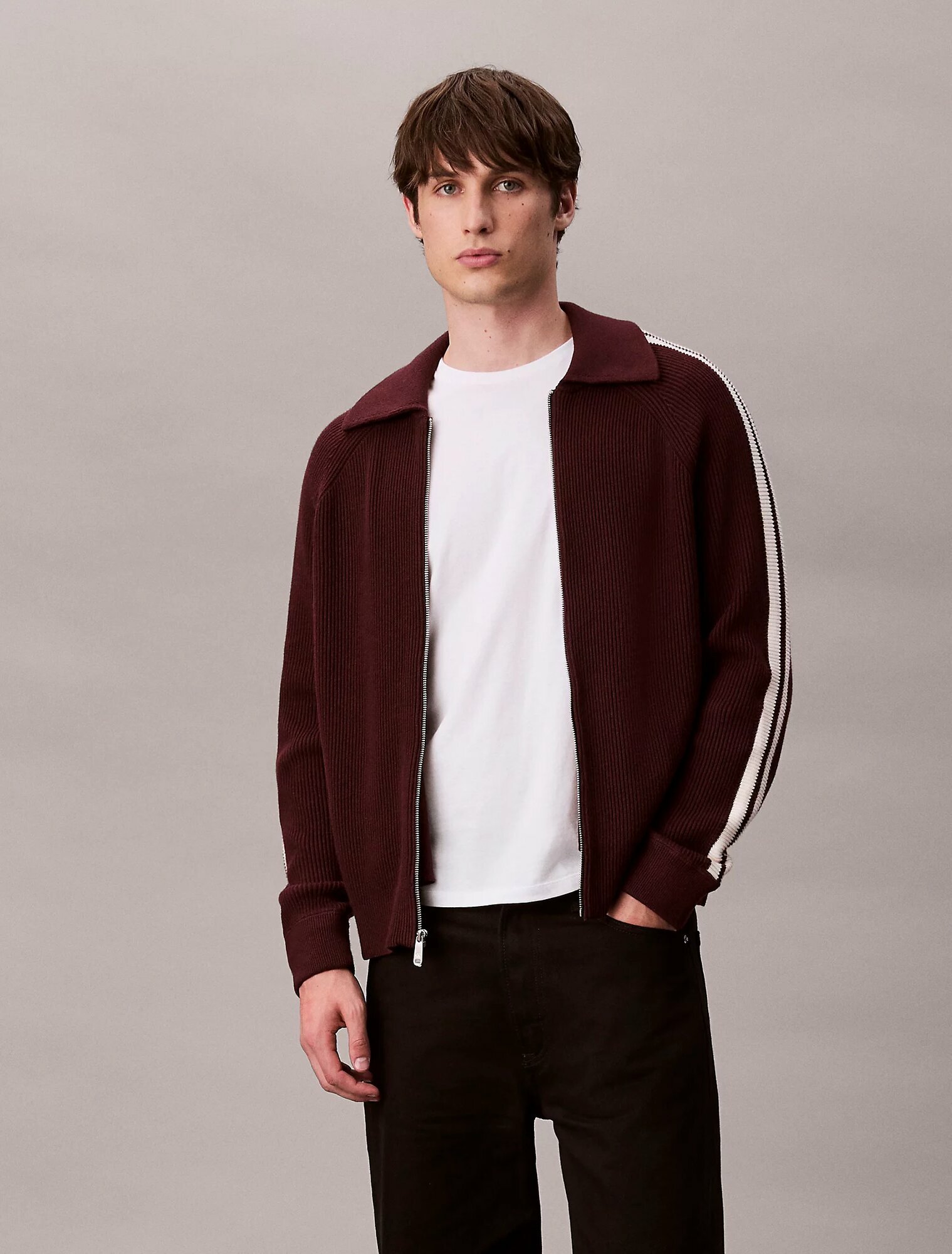 Свитер Calvin Klein Jeans, размер XL, , коричневый