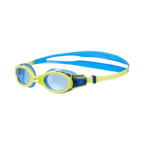 фото Очки для плавания speedo futura biofuse flexiseal junior, зеленый/голубой