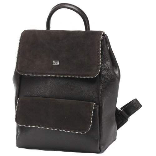 фото Женский рюкзак экокожа(искусственная кожа) + натуральная замша velina fabbiano 523011