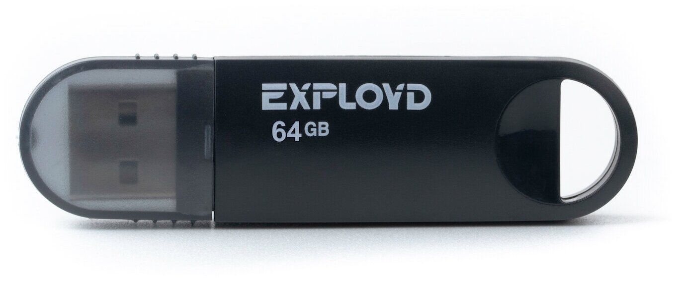 USB флэш-накопитель Exployd 64GB-570-черный .