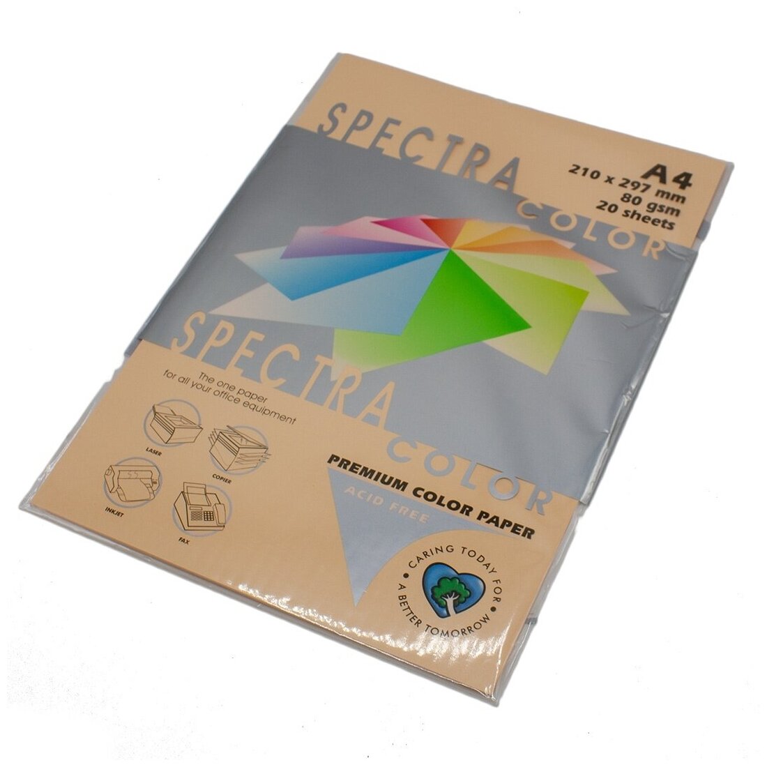 Бумага цветная Spectra Color IT43A, Цвет: Chocolate Шоколадный, 20 листов