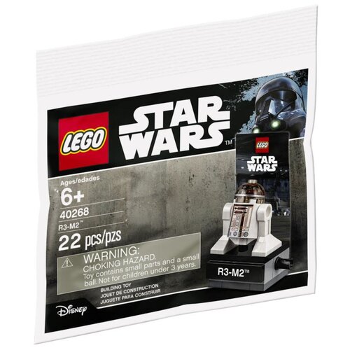 Конструктор LEGO Star Wars 40268 R3-M2, 22 дет. lego конструктор lego star wars 40268 r3 m2