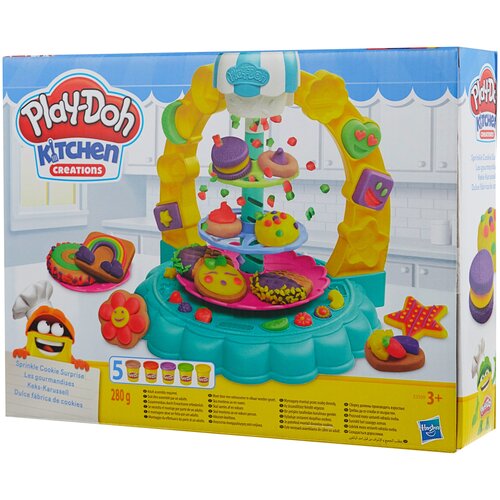 Масса для лепки Play-Doh Kitchen Creations Карусель сладостей (E5109) 5 цв. масса для лепки play doh kitchen creations машинка для лапши e77765l0 5 цв