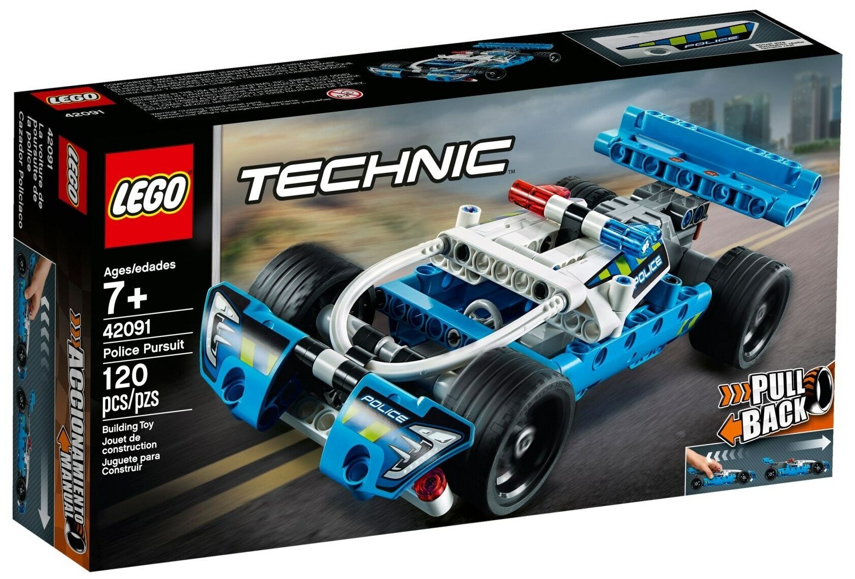 Lego Technic 42091 Полицейская погоня Конструктор - фото №1