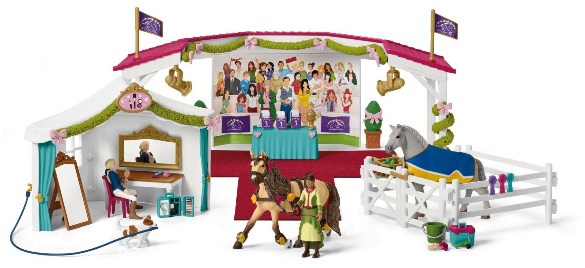 Фигурки Schleich Большое конное шоу 42466, 5 шт., 55 дет. - фото №1