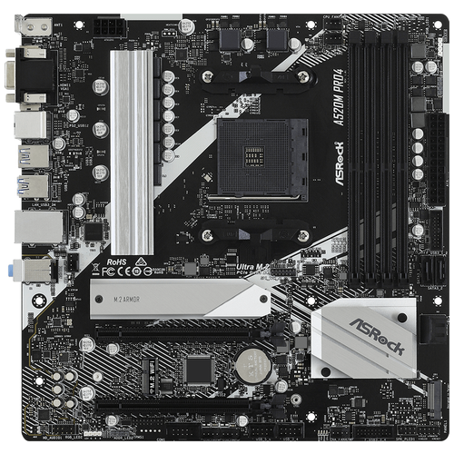 материнская плата asrock b550 pro4 socket am4 Материнская плата ASRock A520M PRO4