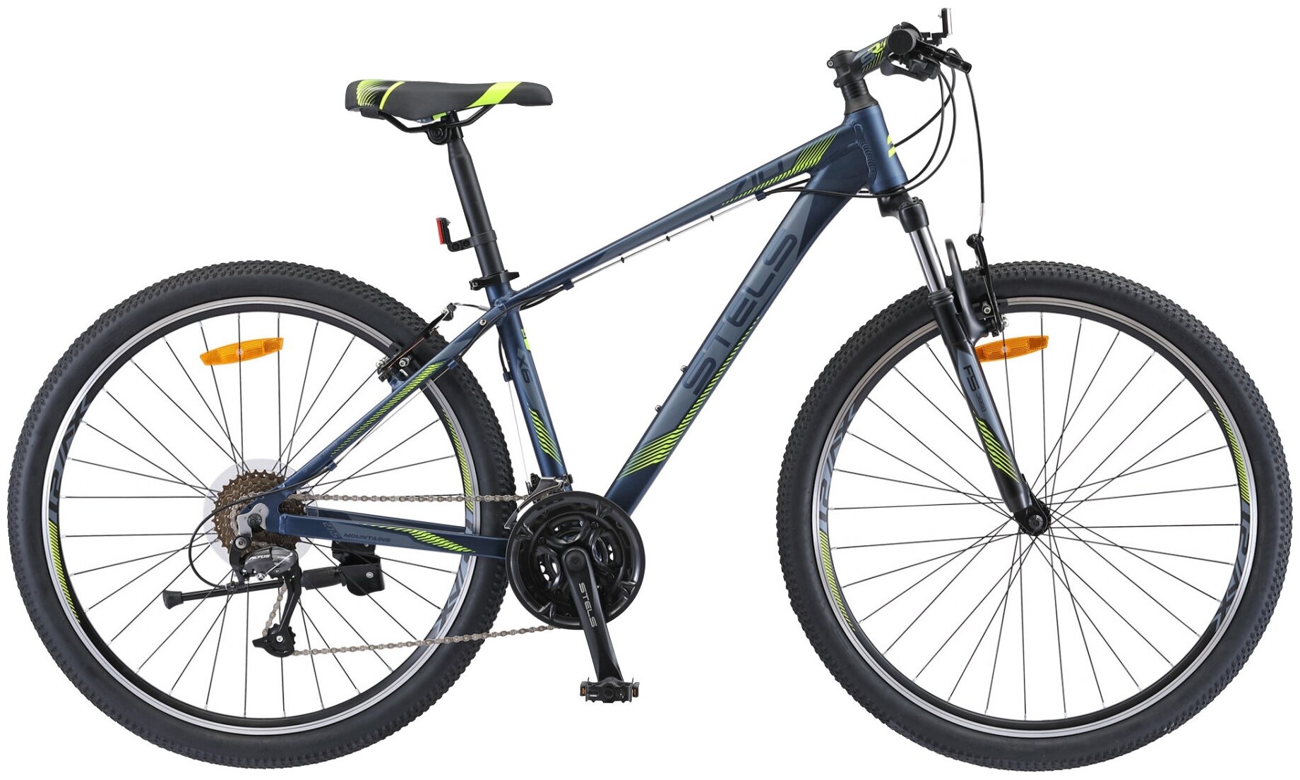 Горный велосипед Stels Navigator 710 V 27.5" V010 (2019) 17" Темно-синий (161-178 см)