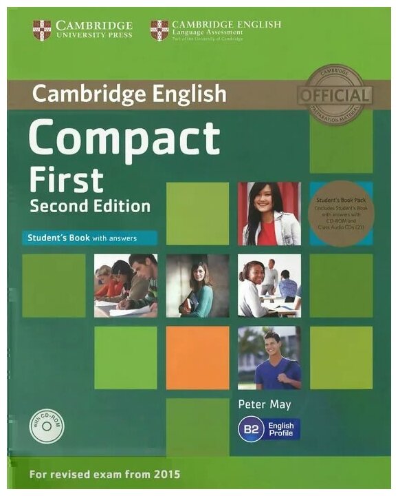 Compact First Second Edition Student's Book Pack (Student's Book with Answers with CD-ROM and Class