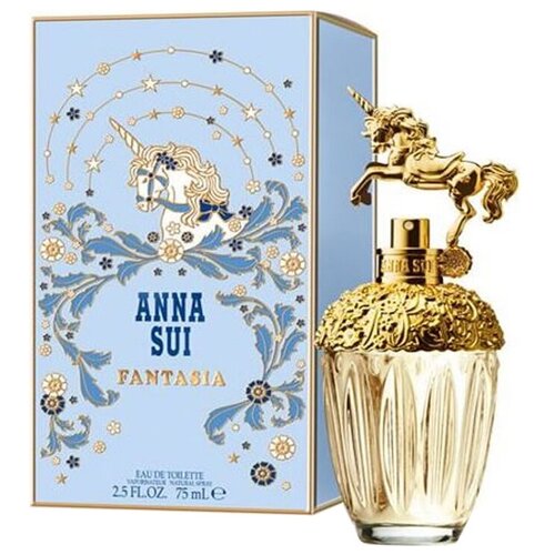 ANNA SUI туалетная вода Fantasia, 75 мл, 125 г женская парфюмерия anna sui fantasia mermaid