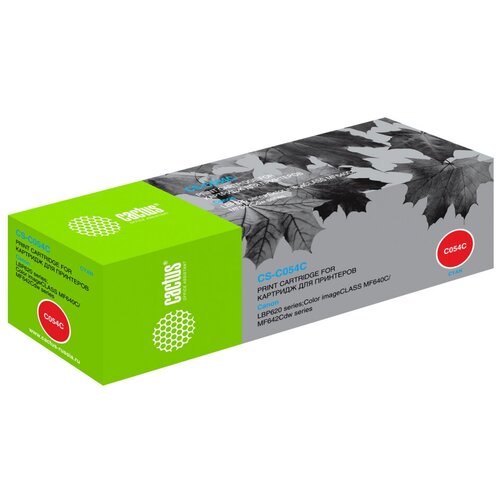 Cartridge toner Cactus CS-C054C cyan (1200p.) for Canon LBP 621Cw/623Cdw/641Cw/643Cdw