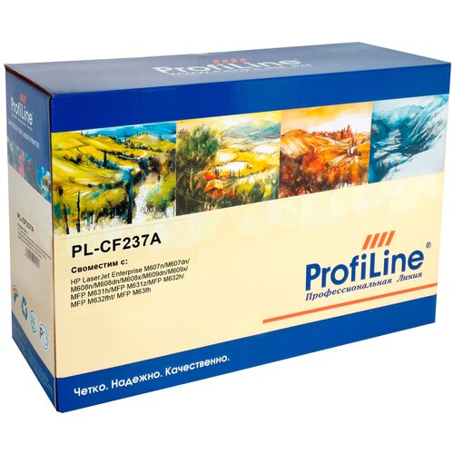 Картридж ProfiLine PL-CF237A, 11000 стр, черный 37y картридж easyprint lh cf237y для hp lj enterprise m631 632 633 flow m631 632 633 41000 стр черный с чипом