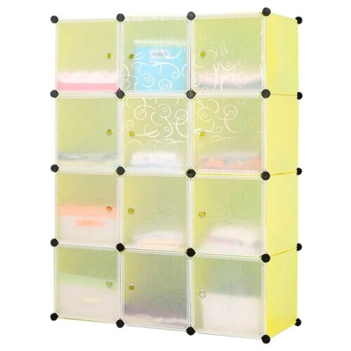 Шкаф Удачная покупка Сборный пластиковый для хранения вещей