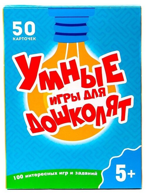 Настольная игра Проф-Пресс Умные игры для дошколят, 1 шт.